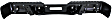Step Bumper, Powdercoated Black Face Bar and Pads Without mounting bracket(s)