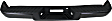 2006 Ford F-150 - Step Bumper, For Models Without Rear Object Sensor Holes, Production Date From August 8 2005, Powdercoated Black, Face Bar and Pads, Without mounting bracket(s)