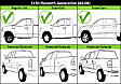 2007 Ford F-150 - Step Bumper, For Models Without Rear Object Sensor Holes, Powdercoated Black, Face Bar Only; With pad provision, Without mounting bracket(s)
