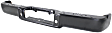 2007 Ford F-150 - Step Bumper, For Models Without Rear Object Sensor Holes, Powdercoated Black, Face Bar Only; With pad provision, Without mounting bracket(s)