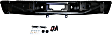 1998 Ford F-150 - Step Bumper, Flareside, Powdercoated Black, Face Bar and Pads, Without mounting bracket(s)