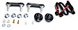 1998 Ford F-150 - Step Bumper, Flareside, Powdercoated Black, Face Bar and Pads, Without mounting bracket(s)