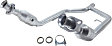 Rear Catalytic Converter, 4.0L, 6Cyl, Federal EPA Standard, 46-State Legal (Cannot ship to CA, CO, NY or ME), Direct Replacement Series, Direct Fit
