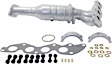 Front Catalytic Converter, Federal EPA Standard, 46-State Legal (Cannot ship to CA, CO, NY or ME), With Integrated Exhaust Manifold, 2.3L Engine