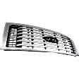 Grille, Chrome Shell and Insert, XLT Model, CAPA CERTIFIED