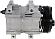 1991 Ford E-150 Econoline Club Wagon - A/C Compressor, Replaces FS10 Compressor, With Clutch, 6-Groove Pulley, 8 Cyl 5.0L