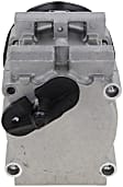 1991 Ford E-150 Econoline Club Wagon - A/C Compressor, Replaces FS10 Compressor, With Clutch, 6-Groove Pulley, 8 Cyl 5.0L