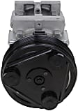 1991 Ford E-150 Econoline Club Wagon - A/C Compressor, Replaces FS10 Compressor, With Clutch, 6-Groove Pulley, 8 Cyl 5.0L