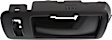 Front, Passenger Side Black Interior Door Handle