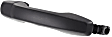 Front, Passenger Side or Rear, Driver or Passenger Side Black Exterior Door Handle, Without Key Hole, Sport Utility