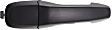 Front, Passenger Side or Rear, Driver or Passenger Side Black Exterior Door Handle, Without Key Hole, Sport Utility
