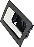2009-2014 Ford F-150 - Front or Rear, Driver Side Interior Door Handle, Black Bezel with Chrome Lever, With Door Lock Button