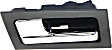 2009-2014 Ford F-150 - Front or Rear, Driver Side Interior Door Handle, Black Bezel with Chrome Lever, With Door Lock Button