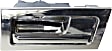 2012 Ford F-150 - Front, Passenger Side Chrome Interior Door Handle, ,Extended Cab Pickup