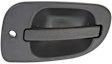 Front, Passenger Side Exterior Door Handle, Black, With Key Hole, 125 Model