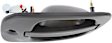 Front, Passenger Side Exterior Door Handle, Black, With Key Hole, 125 Model