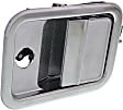 2003-2011 Freightliner Columbia - Front, Driver Side Chrome Exterior Door Handle, With Key Hole
