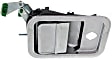 Front, Driver Side Chrome Exterior Door Handle, With Key Hole
