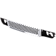 Front Bumper Grille, Black Shell with Chrome Insert