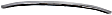 Front, Driver or Passenger Side, Lower Bumper Trim, Chrome