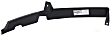 2002-2007 GMC Sierra 1500 - Front, Passenger Side, Outer Bumper Trim, Textured, Denali Model