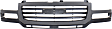Upper Grille Assembly, Painted Gray Shell with Painted Black Insert