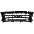 Upper Grille Assembly, Chrome Shell with Textured Black Insert