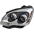 2009 GMC Acadia - Driver Side Halogen Headlight, With bulb(s), with Blue Lenses, OE Replacement
