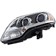 2009 GMC Acadia - Driver Side Halogen Headlight, With bulb(s), with Blue Lenses, OE Replacement