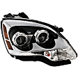 Passenger Side Headlight, with Bulb, Halogen, Clear Lens (2nd Design), 6 Cyl., 3.6L Engine