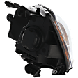 Passenger Side Headlight, with Bulb, Halogen, Clear Lens (2nd Design), 6 Cyl., 3.6L Engine