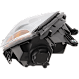 Driver Side Headlight, with Bulb, Halogen, Clear Lens (2nd Design), 6 Cyl., 3.6L Engine