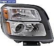 Passenger Side Halogen Headlight, With bulb(s), OE Replacement, Sport Utility, CAPA Certified