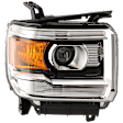 Passenger Side Headlight, with Bulb, Halogen, without All Terrain Package and LED