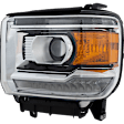 Driver Side Headlight, with Bulb, LED, Clear Lens