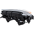 Driver Side Headlight, with Bulb, LED, Clear Lens