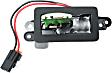 Blower Motor Resistor, with Manual A.C. Control
