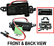 2003 Isuzu Ascender - Blower Motor Resistor, Without Auto. Temp Control