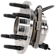 Front, Driver or Passenger Side Wheel Hub, With Bearing, With Sensor, 6 x 5.5 in. Bolt Pattern, RWD, Standard Brakes Model