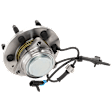 Front, Driver or Passenger Side Wheel Hub, With Bearing, With Sensor, 6 x 5.5 in. Bolt Pattern, RWD, Standard Brakes Model