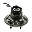 Front, Passenger Side Wheel Hub, With Bearing, 4-Wheel ABS, Rear Wheel Drive, ZQ8 Sport Chassis