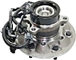 Front, Driver Side Wheel Hub, With Bearing, 6 x 5.5 in. Bolt Pattern