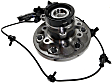 Front, Passenger Side Wheel Hub, With Bearing, 6 x 5.5 in. Bolt Pattern