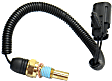 Coolant Temperature Sensor, 6 Cyl., 4.2L Engine, Blade Type, Female Connector, 2-prong Male Terminal