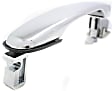 Front, Driver Side Chrome Exterior Door Handle, With Key Hole