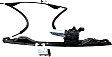 2006 Isuzu Ascender - Front, Driver Side Power Window Regulator, With Motor