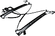 Rear, Driver Side Power Window Regulator, With Motor