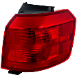 2017 GMC Terrain SLE - Passenger Side, Outer Halogen Tail Light, With bulb(s), Mounts on Body, OE Replacement, CAPA Certified
