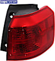 2017 GMC Terrain SLE - Passenger Side, Outer Halogen Tail Light, With bulb(s), Mounts on Body, OE Replacement, CAPA Certified