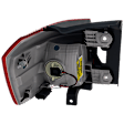 2017 GMC Terrain SLE - Passenger Side, Outer Halogen Tail Light, With bulb(s), Mounts on Body, OE Replacement, CAPA Certified